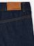 Wijde meisjesjeans middenblauw+ongewassen denim - vertbaudet enfant 