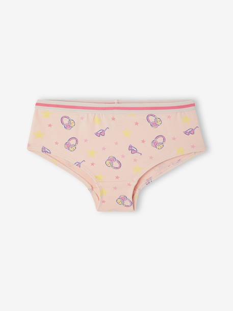Set van 7 meisjesshorties ecru - vertbaudet enfant 