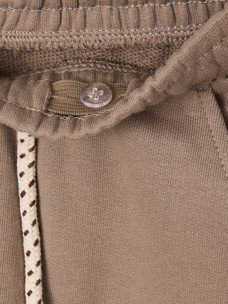 Joggingbroek jongen met print beige+dennen+marineblauw - vertbaudet enfant 