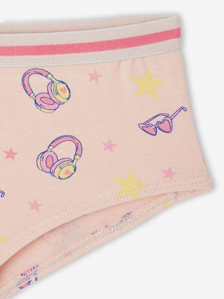 Set van 7 meisjesshorties ecru - vertbaudet enfant 