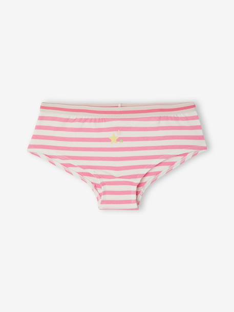 Set van 7 meisjesshorties ecru - vertbaudet enfant 
