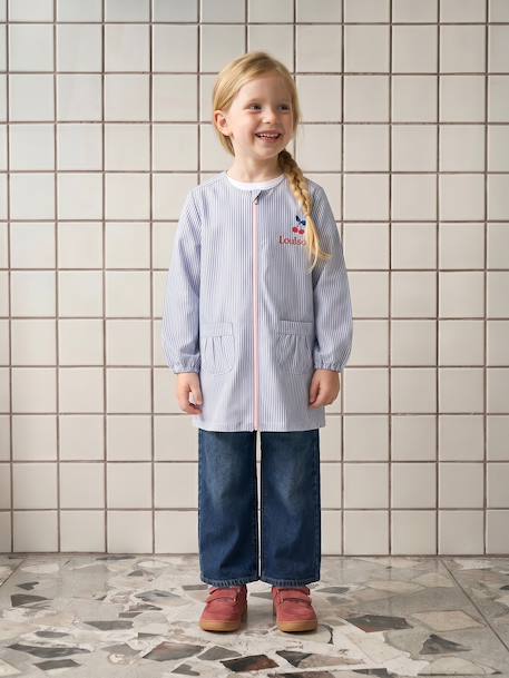 Personaliseerbare meisjesschort blauw - vertbaudet enfant 