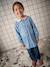 Personaliseerbare meisjesschort jeansblauw - vertbaudet enfant 