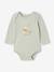 Set van 2 rompertjes WINNIE THE POOH blauwgroen - vertbaudet enfant 
