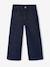 Wijde meisjesjeans middenblauw+ongewassen denim - vertbaudet enfant 