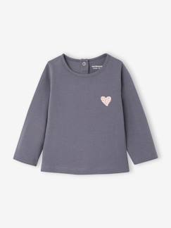 -Babyshirt met lange mouwen en hart