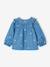 Denim babyblouse met borduursels stone - vertbaudet enfant 
