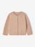 Geborduurd babyvestje met gouden hartjes beige+ivoor+oudroze - vertbaudet enfant 