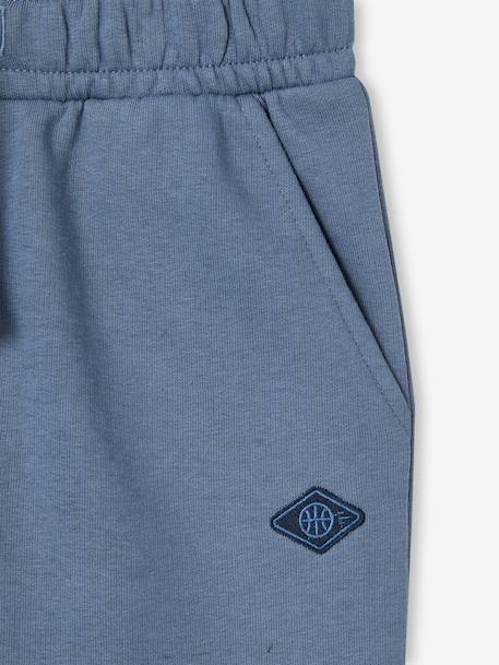 Basic joggingbroek jongen bordeauxrood+dennen+jeansblauw - vertbaudet enfant 