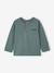 Set van 2 babyjongensshirts met lange mouwen cacao+smaragdgroen - vertbaudet enfant 