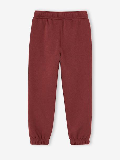 Basic joggingbroek jongen bordeauxrood+dennen+jeansblauw - vertbaudet enfant 