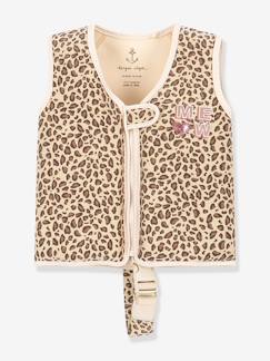 Baby-Badpak, strandaccessoires-Zwemvest Kitty Leopard
