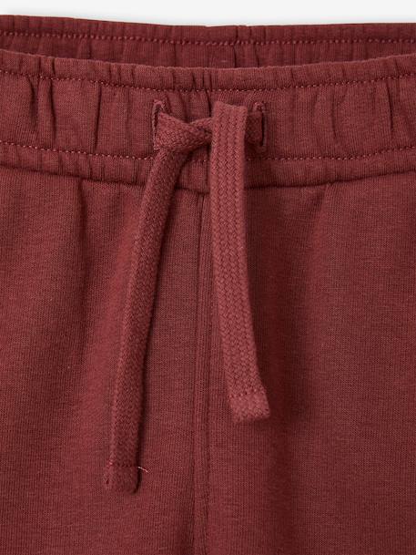 Basic joggingbroek jongen bordeauxrood+dennen+jeansblauw - vertbaudet enfant 