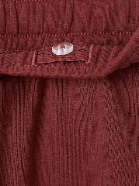 Basic joggingbroek jongen bordeauxrood+dennen+jeansblauw - vertbaudet enfant 