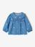 Denim babyblouse met borduursels stone - vertbaudet enfant 