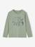 Set van 3 jongensshirts met lange mouwen karamel+lila+roest+saliegroen - vertbaudet enfant 