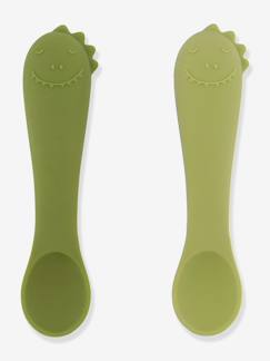 Set van 2 babylepels Mr. Lion  - vertbaudet enfant