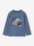 Jongensshirt met pailletten middenblauw - vertbaudet enfant 