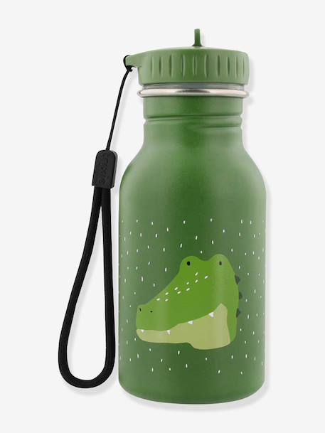 Fles 350 ml TRIXIE bruin+dennen+geel+groen+ijsblauw+lichtroze+Mr Fox+Mr Lion+Mrs Elephant+Mrs Rabbit+nude+petrolblauw+rood+rozen+zachtpaars - vertbaudet enfant 