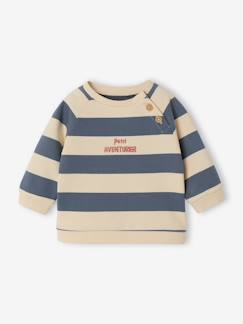 -Gestreept sweatshirt van molton baby
