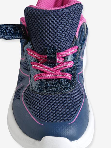 Meisjessneakers met klittenband paars - vertbaudet enfant 