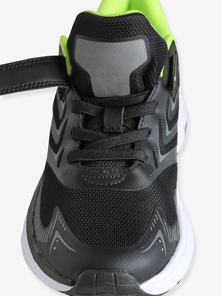 Jongenssneakers met klittenband zwart - vertbaudet enfant 