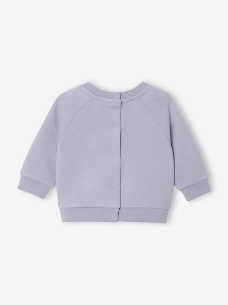 Baby sweater met rugopening hemelsblauw - vertbaudet enfant 