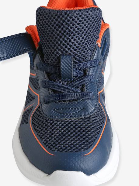 Jongenssneakers met klittenband marineblauw - vertbaudet enfant 