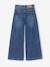 Meisjesjeans met wijde pijpen middenblauw - vertbaudet enfant 