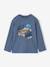 Jongensshirt met pailletten middenblauw - vertbaudet enfant 