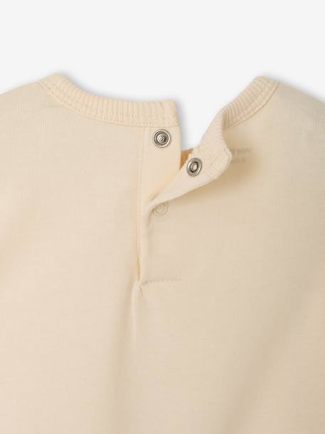 Set van 2 babyjongensshirts met lange mouwen cacao+smaragdgroen - vertbaudet enfant 