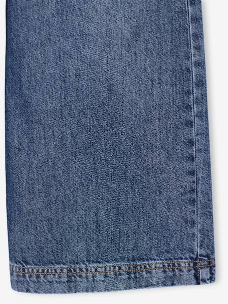 Meisjesjeans met wijde pijpen middenblauw - vertbaudet enfant 