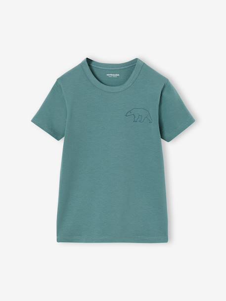 Set van 3 jongens T-shirts met korte mouw nachtblauw - vertbaudet enfant 