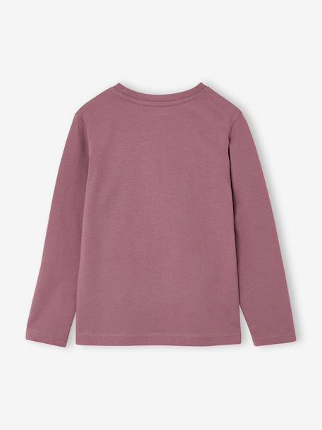 Set van 3 jongensshirts met lange mouwen karamel+lila+roest+saliegroen - vertbaudet enfant 