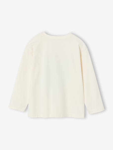 Jongensshirt met grappig dierenmotief dennen+petrolblauw+wit - vertbaudet enfant 