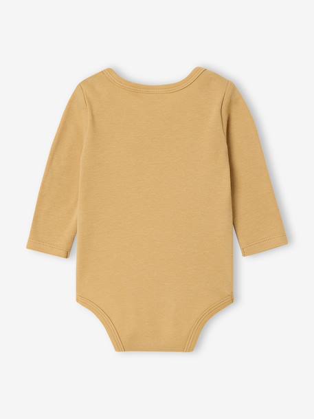 Set van 2 babyjongensrompers LION KING currygeel - vertbaudet enfant 
