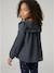 Blouse met lange mouwen voor meisjes leiblauw+roze (poederkleur)+vanille - vertbaudet enfant 