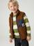 Jongenssweater met ronde hals hazelnoot+marineblauw+pistache - vertbaudet enfant 