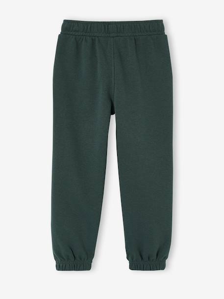 Basic joggingbroek jongen bordeauxrood+dennen+jeansblauw - vertbaudet enfant 