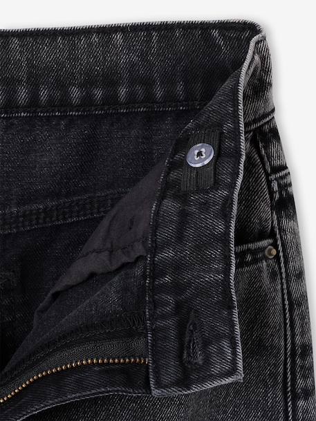 Wijde meisjesjeans denimgrijs - vertbaudet enfant 