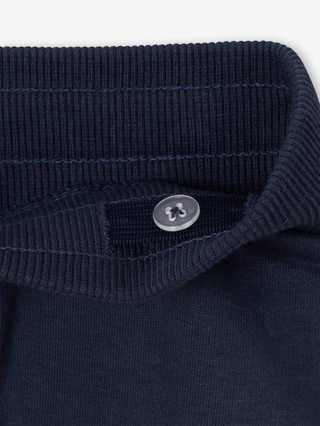 Sportset met capuchon voor jongens bordeauxrood+okergeel+saliegroen - vertbaudet enfant 
