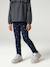 Bedrukte legging voor meisjes amandelgroen+blauw+blauwgroen+groen, bedrukt+inktblauw+roze, bedrukt+zachtpaars - vertbaudet enfant 