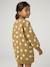 Korte sweatjurk met bloemenprint ecru+olijf - vertbaudet enfant 
