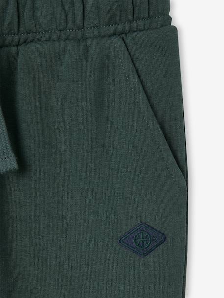 Basic joggingbroek jongen bordeauxrood+dennen+jeansblauw - vertbaudet enfant 