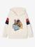Sweater met capuchon met geplaatste print gemêleerd wit+marineblauw+pecannoot+saliegroen+wit - vertbaudet enfant 