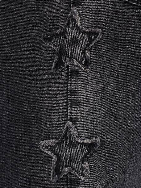 Wijde meisjesjeans denimgrijs - vertbaudet enfant 
