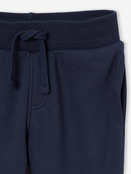 Sportset met capuchon voor jongens bordeauxrood+okergeel+saliegroen - vertbaudet enfant 