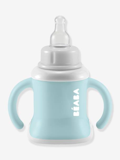 3-in-1-meegroeibeker 'Evoluclip' van BEABA airy green - vertbaudet enfant 