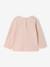 Babyshirt met lange mouwen en hart grijsblauw+lichtroze - vertbaudet enfant 