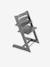 Hoge stoel Tripp Trapp STOKKE BLEACHED+donkerbruin+ecru+grijs+groen+NATUURLIJK+ONWEER GRIJS+WIT+zachtpaars+ZWART - vertbaudet enfant 
